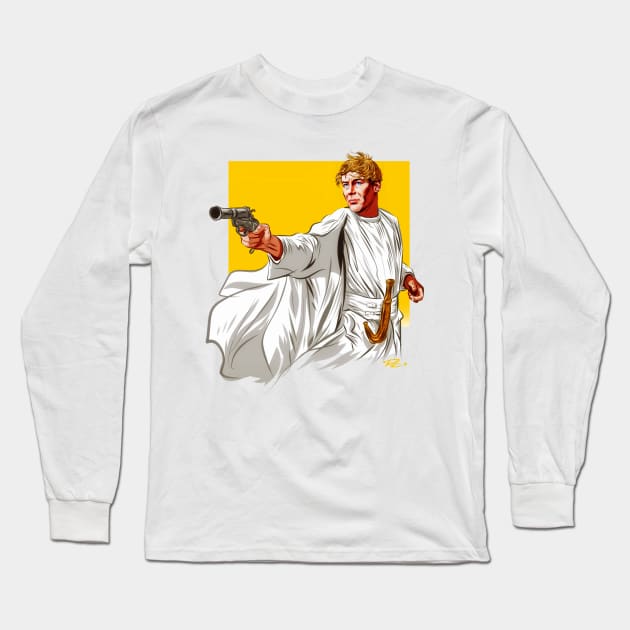 Peter O'Toole - An illustration by Paul Cemmick Long Sleeve T-Shirt by PLAYDIGITAL2020